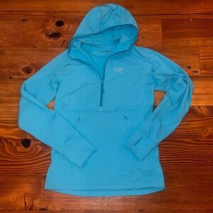 Arc’teryx Zoa fleece hoodie small blue great condition
